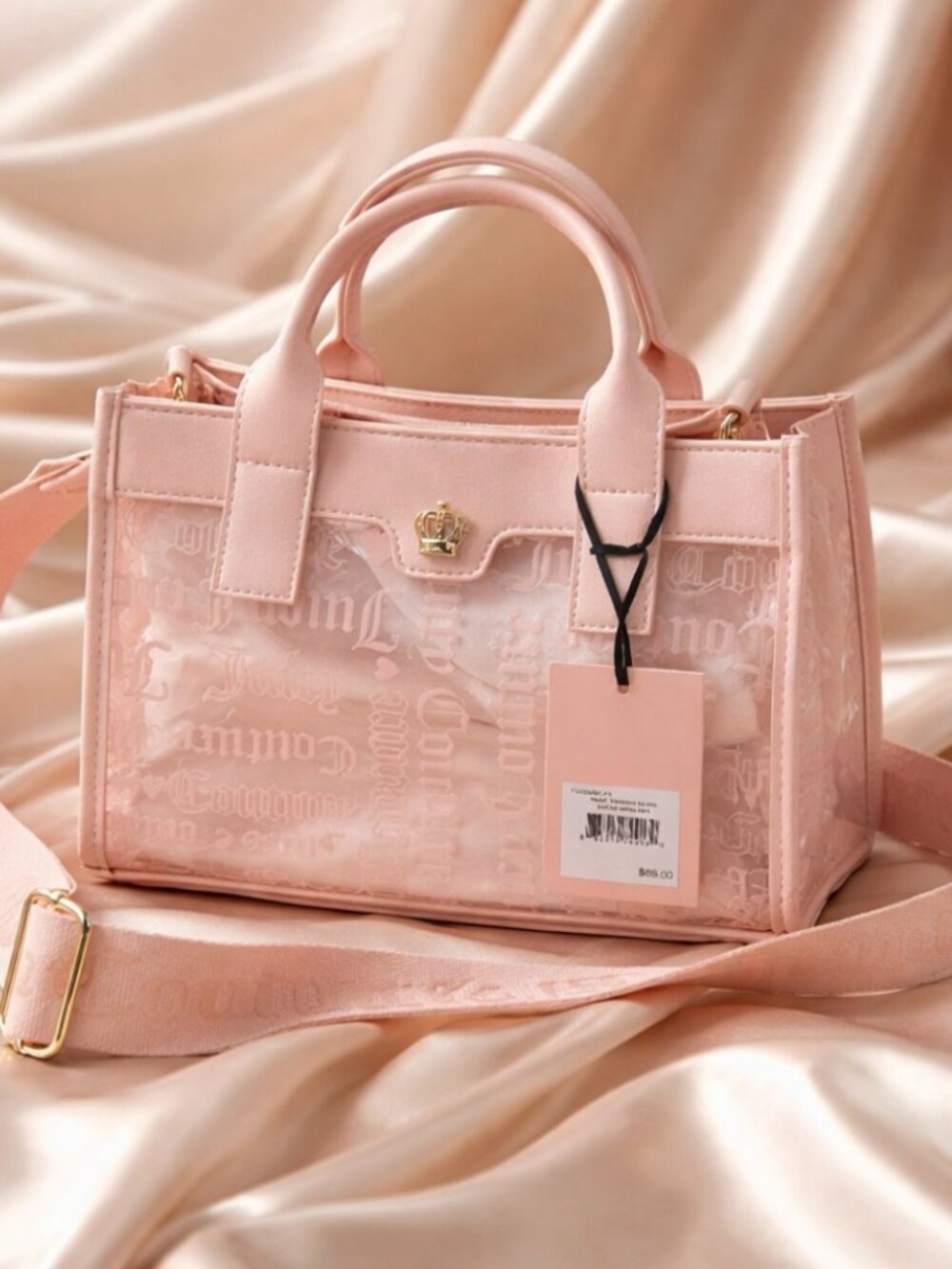 Juicy Beachin Blush Pink Tote